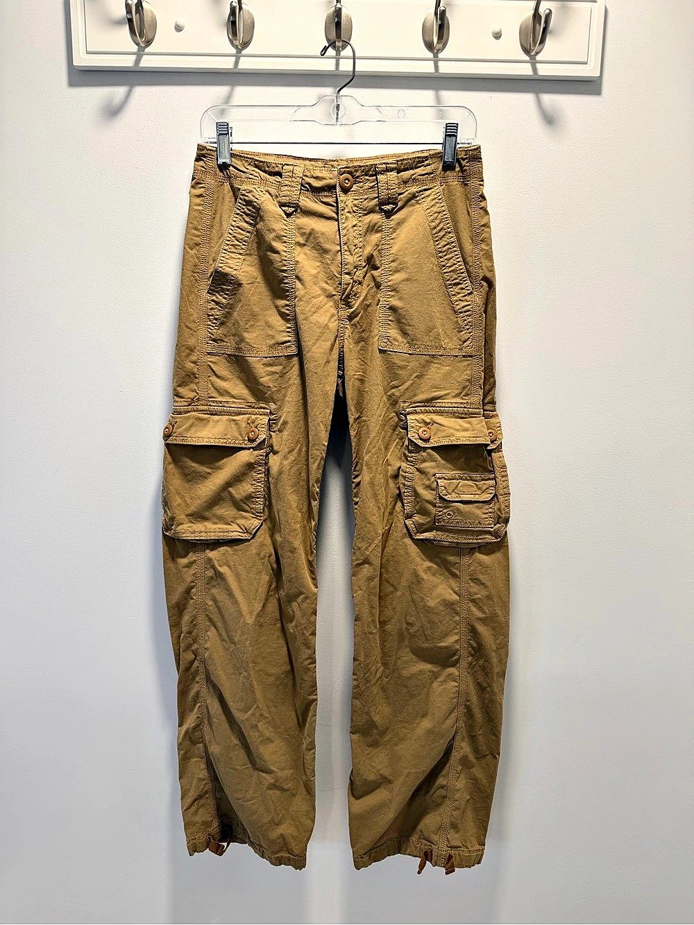 American Eagle Baggy Jogger Cargo Brown Size 4